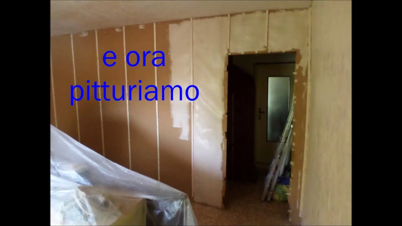 Parete isolata col sughero supercompresso da 2mm senza usare ... Rivestimenti per pareti interne umide