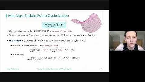 Jelena Diakonikolas - Structure in Min-Max Optimization