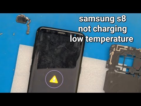 Samsung s8 g950 not charging low temperature fix for yellow triangle