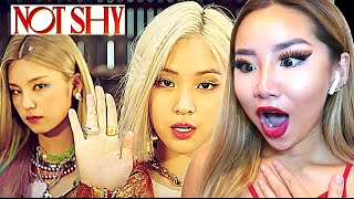 FIRST TIME REACTING TO ITZY 'NOT SHY' MUSIC VIDEO 🔥 | THEY'RE SO SASSY! 😍