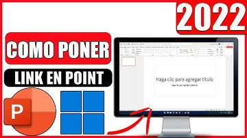 ✅Como insertar HIPERVINCULO en Power point (Colocar o poner link en point)
