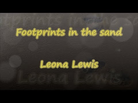 Footprints In The Sand - Leona Lewis - Lyrics & Traductions