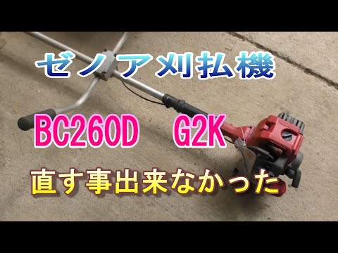 Zenoah BC260D G2K brushless cleaner - couldn't be fixed