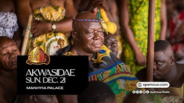 LIVE: 9th and final Akwasidae of 2025 at Manhyia Palace