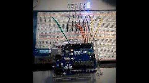 Arduino UNO LED跑馬燈 成果展示