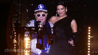 4K - Elton John &amp; Dua Lipa - Cold Heart (PNAU remix) - Dodger Stadium, Los Angeles, CA -  Final Show