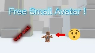 How to get the smallest avatar for free on Roblox (2023 November)