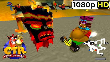 Crash Team Racing [PS1] - PAPU PAPU in Adventure (Trophy Race only) [1080p HD]