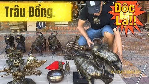 Chuông Đồng Xưa _ Cặp Tì Hưu Khổng Lồ _ Trâu Đồng Xưa #đồcổcầnthơ #đồcổ 