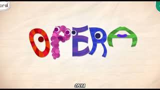 Learning opera from Endless Alphabets