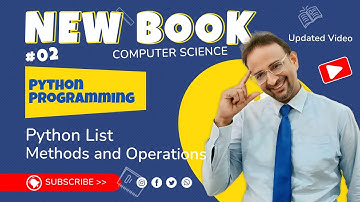 Python List Methods and Operations | ICS Part-I Computer Science 2025 | Unit 2
