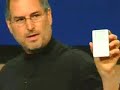 Steve Jobs introduces the iPod in 2001