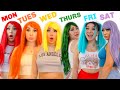 CHANGING MY HAIR COLOR 7 TIMES IN 1 WEEK