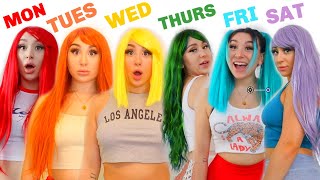 CHANGING MY HAIR COLOR 7 TIMES IN 1 WEEK