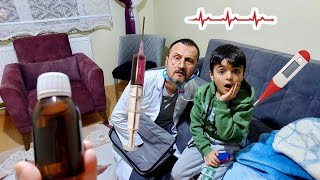 OLAMAZ ‼️HULİSİ ÇOK HASTA OLDU ❓️BABAM DOKTOR OLDU ❓️HULİSİYİ TEDAVİ ETTİ ❓️