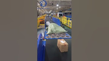 #swivel  Wheel Sorter in Courier Center #wheelsorter #logistics #courier #distribution center
