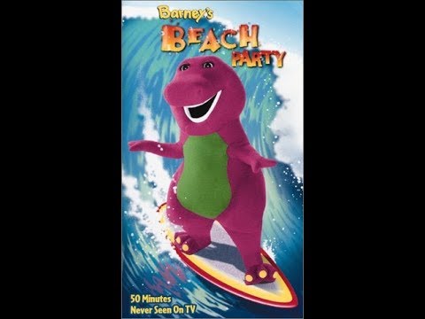 Barney's Beach Party 2002 VHS