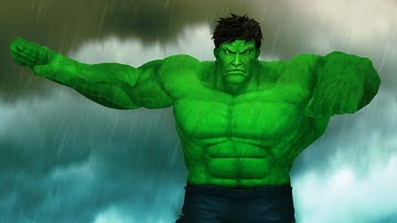 The Incredible Hulk 3d Model - Walk Cycle (360° Showcase)