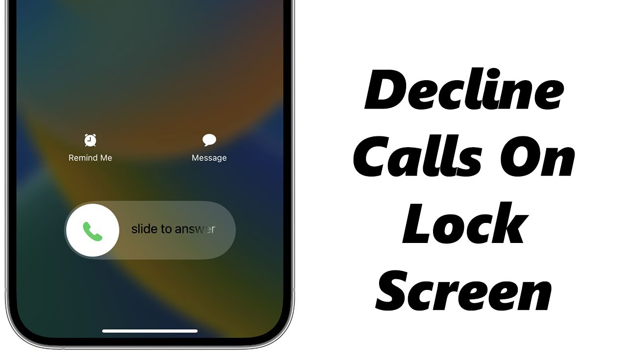 Why iPhones Show Slide-to-Answer or Accept/decline Buttons for Calls