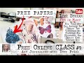 Free Online Class From Maremi - Using FREE digital papers #9