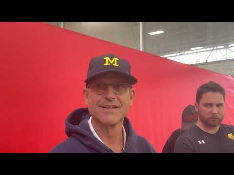 Michigan Head Coach Jim Harbaugh Talks Quarterbacks, Satellite Camps, Transfer Portal At SMSB Camp