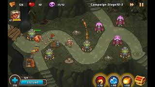 Castle Defense 2•[Level 10-3] Campaign-Hard|Stage#30|☆3 Stars☆[HD]•Black Rock Mountain screenshot 3