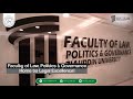 Discover limitless opportunities at ziauddin university  faculty of law and governance