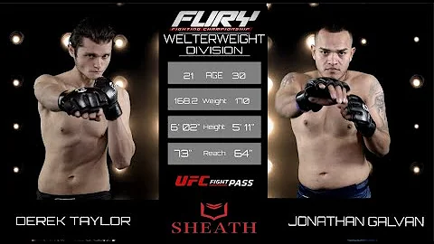 Fury Amateur Series 36 Derek Taylor vs Jonathan Ga...