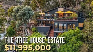 Inside a $12,000,000 Laguna Beach Tree House Estate with INSANE Ocean Views!