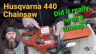 Husqvarna 440 Chainsaw Tune uper no?