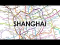 The Shanghai Metro Evolution. Animation
