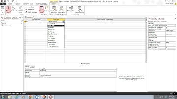 Access 2013 Unit A Video 3 - Create a Database