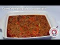 Carne desmenuzada Nicaraguense o ropa vieja