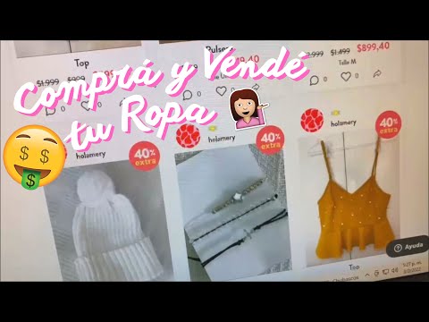 Cómo COMPRAR/VENDER ROPA USADA ONLINE? Fácil y rápido!