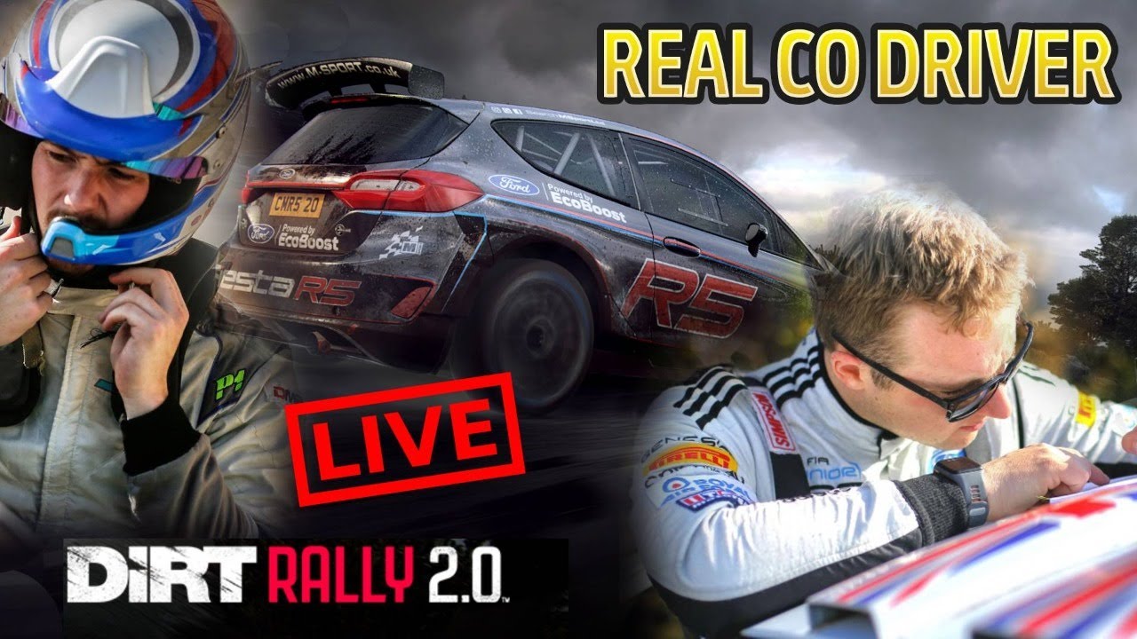 DR 2.0 with Real Co-Driver LIVE 