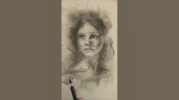 portrait charcoal art #avignaarts