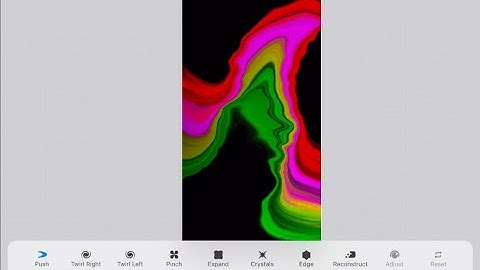 Good Procreate Tutorial Liquify Part 1 (How to Use the Push Feature)