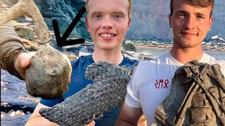 Fossil Fish, Ichthyosaur Spine, Ammonites! 3 Day Outdoor Hunt! | Fossil Hunter