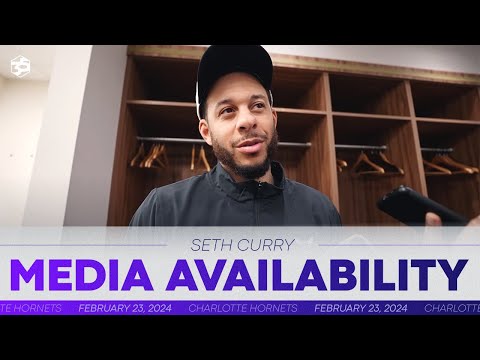 Hornets vs Warriors: Seth Curry Postgame Media Availability | 2/23/2024