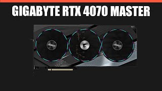 Видеокарта GIGABYTE RTX 4070 MASTER