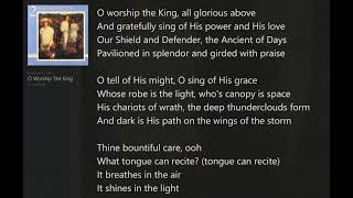 O Worship the King (with Lyrics) 2nd Chapter of Acts/Hymns2