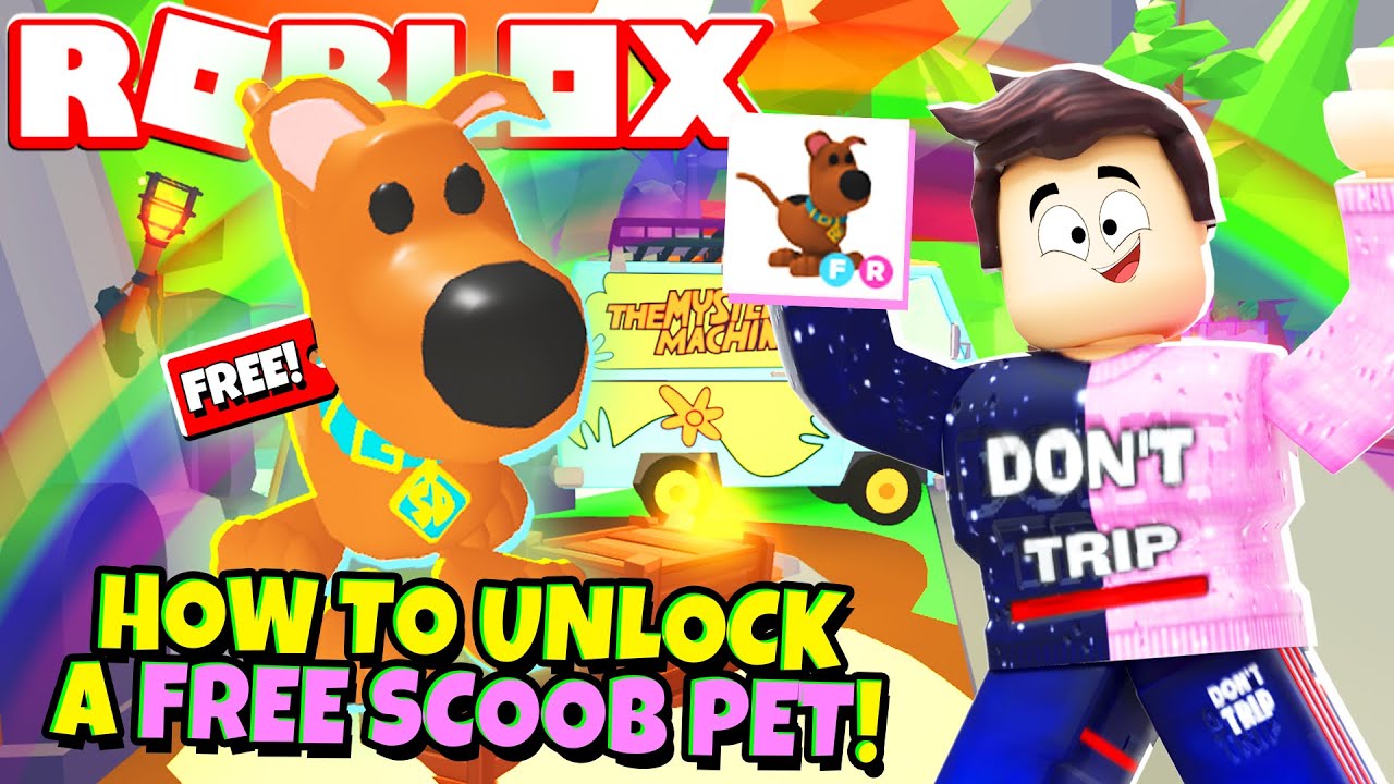 How To Unlock A Free Scoob Pet In Adopt Me New Adopt Me Scoob Update Roblox Youtube - scoob adopt me roblox