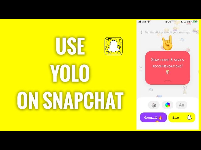 How To Use Yolo On Snapchat class=