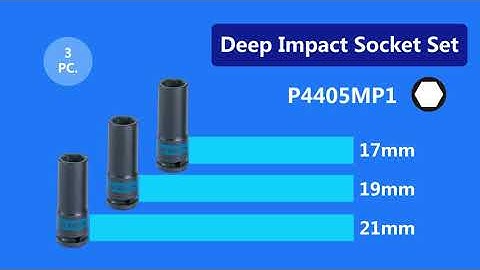 KING TONY-P4003PR P4503PR P4405MP1 P4405MX1 3PC. Socket Set