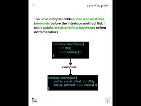 #33 Core Java - Interface - why use Java interface - marker or tagged ...