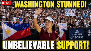 ALEX EALA SHOCKS WTA! π± Hundreds Skip Matches Just to Watch Her Practice in Washington!