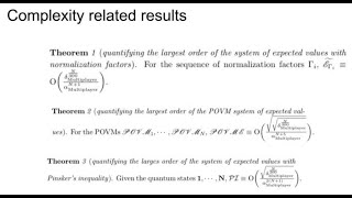 Discrete Probability & Quantum Information Theory: Error correction, integrability, future prospects