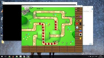 Old Bloons Tower Defense 5 Clone in Python
