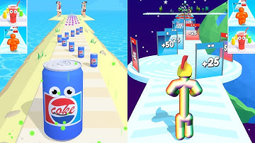 ✅ Juice Run Vs Tall Man Run All Levels Android iOS Gameplay Walkthrough