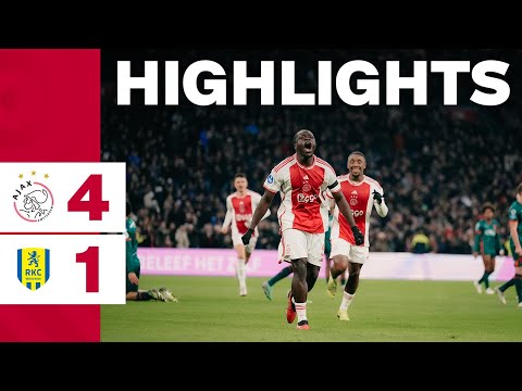 Three points at home ⚪🔴⚪️ | Highlights Ajax - RKC | Eredivisie